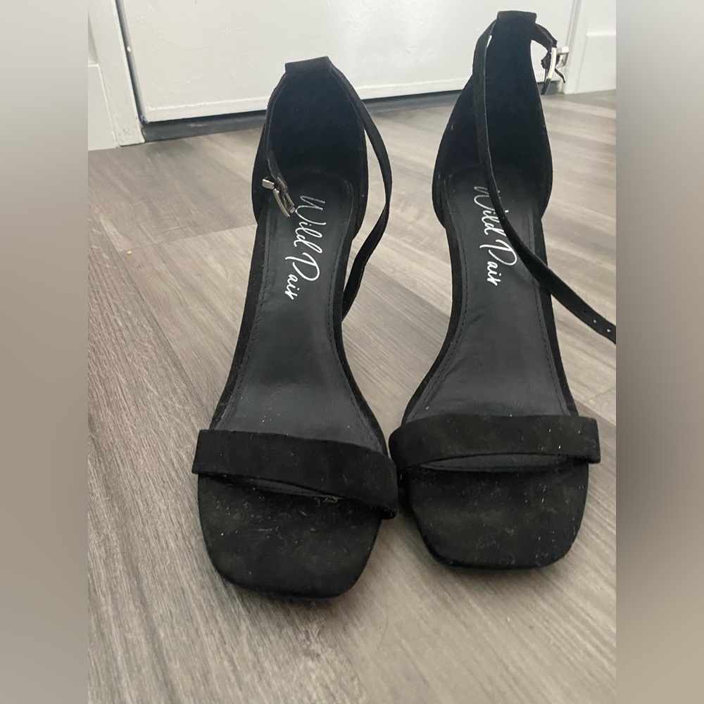Wild Pair Felt Heels